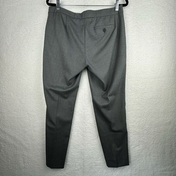 2/$30 J Crew Favorite Fit Dress Pants Slacks Size 8 Gray Wool Office Siren - Picture 8 of 11
